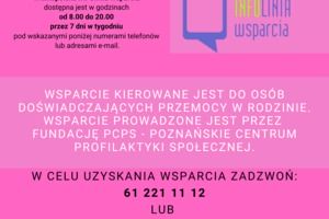 Informacja o Wielkopolskiej Infolinii Wsparcia (photo)